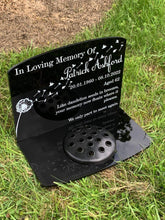 Dandelion temporary headstone with Base