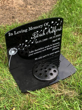 Dandelion temporary headstone with Base