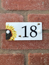 Acrylic house sign sunflower small