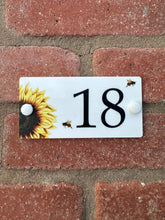 Acrylic house sign sunflower small