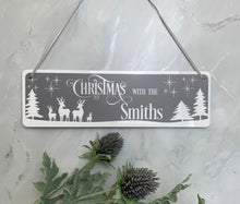 Christmas with the….. hanging sign