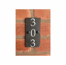 Number slate house sign
