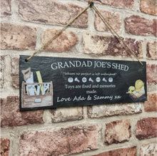 Where no project is left unfinished garden slate sign