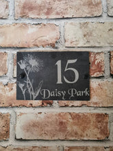 Daisy slate house sign