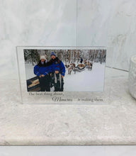 The best thing about memories acrylic block