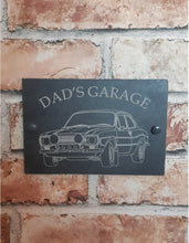 garage garden slate sign
