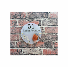 Robin acrylic house sign