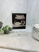 Baby scan acrylic block