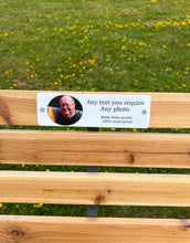 Acrylic Design your own bench memorial plaque
